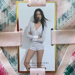 Victorias secret thermal short pajama set.